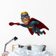 Superheros blond Wall Decal