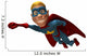 Superheros blond Wall Decal