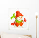 Snowman Vector Icon Wall Decal