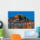 Nighttime Croatian City Wall Mural