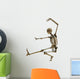Human Karate Skeleton Wall Decal