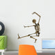 Human Karate Skeleton Wall Decal
