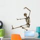 Human Karate Skeleton Wall Decal