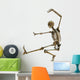 Human Karate Skeleton Wall Decal