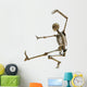 Human Karate Skeleton Wall Decal