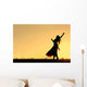Woman Dancing Silhouette Wall Mural