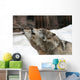 Howling Wolves Wall Mural