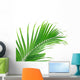 Palme Verte Sur Fond Wall Mural