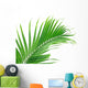Palme Verte Sur Fond Wall Mural
