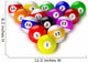 Set Billiard Pool Balls