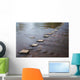 Stepping stones Wall Mural