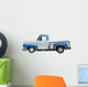 blue classic truck Wall Decal