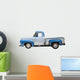 blue classic truck Wall Decal