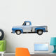 blue classic truck Wall Decal