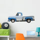 blue classic truck Wall Decal