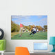 Lefty Corner Kick Wall Mural