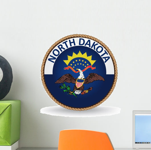 North Dakota Seal Wall Decal