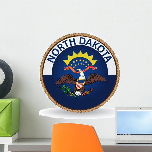 North Dakota Seal Wall Decal