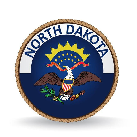 North Dakota Seal Wall Decal
