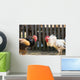 Roosters Wall Mural