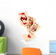 Hearts playing cards Wall Decal
