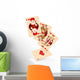 Hearts playing cards Wall Decal