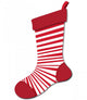 Peppermint Christmas Stocking Wall Decal