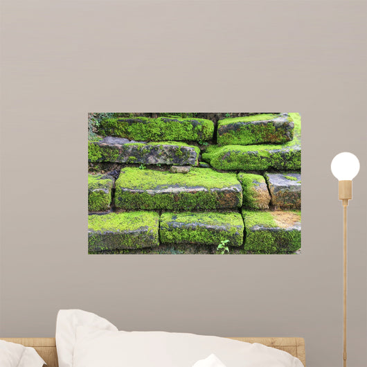 Old Stone Covered Moss