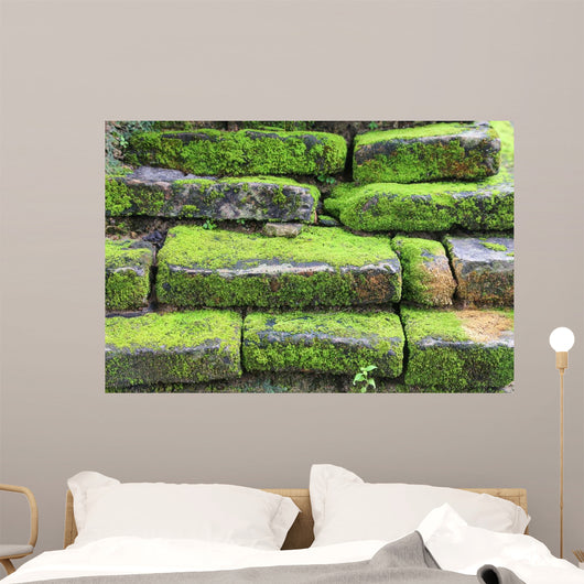 Old Stone Covered Moss