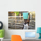 Transport von Trinkwasser in Afrika Wall Mural