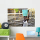 Transport von Trinkwasser in Afrika Wall Mural