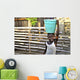 Transport von Trinkwasser in Afrika Wall Mural