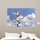 Business Capitals signpost Wall Mural