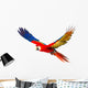 Colourful Flying Parrot White