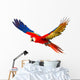 Colourful Flying Parrot White
