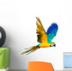 Colourful flying parrot Wall Decal