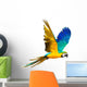 Colourful flying parrot Wall Decal