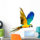 Colourful flying parrot Wall Decal