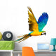 Colourful flying parrot Wall Decal