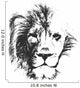 lion head Wall Mural