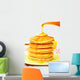 Pouring Syrup Pancakes Wall Decal