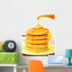 Pouring Syrup Pancakes Wall Decal