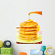 Pouring Syrup Pancakes Wall Decal