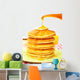 Pouring Syrup Pancakes Wall Decal