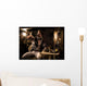 Pirate Drinking from Bottle in Ship Quarters Wall Mural