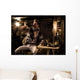 Pirate Drinking from Bottle in Ship Quarters Wall Mural