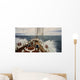Sailing in the storm Wall Mural