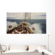 Sailing in the storm Wall Mural