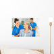 nurse talking to senior woman Wall Mural