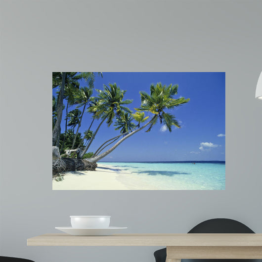 Beautiful Blue Maldives Wall Mural